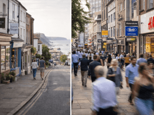 SEO diffrence between small cities and large toewn
